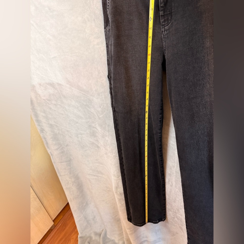 STS Blue Women's Faded Black -Wide Leg Cargo Tall Jeans - Picture 8 of 13